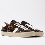 D.A.T.E. HILL LOW LEOPARD BROWN CAVALLINO
