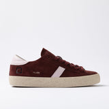 D.A.T.E. HILL LOW SUEDE BORDEAUX