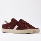 D.A.T.E. HILL LOW SUEDE BORDEAUX