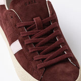 D.A.T.E. HILL LOW SUEDE BORDEAUX