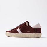 D.A.T.E. HILL LOW SUEDE BORDEAUX