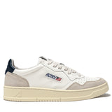 AUTRY MEDALIST LOW IN PELLE BIANCA E BLU