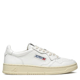 AUTRY MEDALIST LOW IN PELLE BIANCA