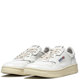 AUTRY MEDALIST LOW IN PELLE BIANCA