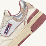 AUTRY CLC LOW IN PELLE WHISPER WHITE ASH ROSE E SILVER