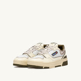 AUTRY CLC LOW IN PELLE WHISPER WHITE LIZARD E PLATINUM