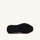 AUTRY REELWIND LOW IN NYLON SUEDE E PELLE ECRU' E PLATINO