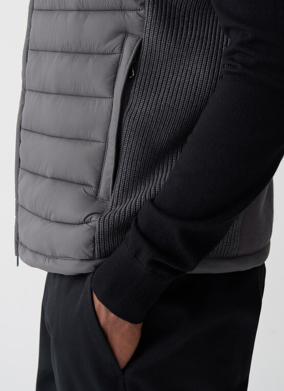 Colmar ORIGINALS Gilet con inserti in maglia a costina