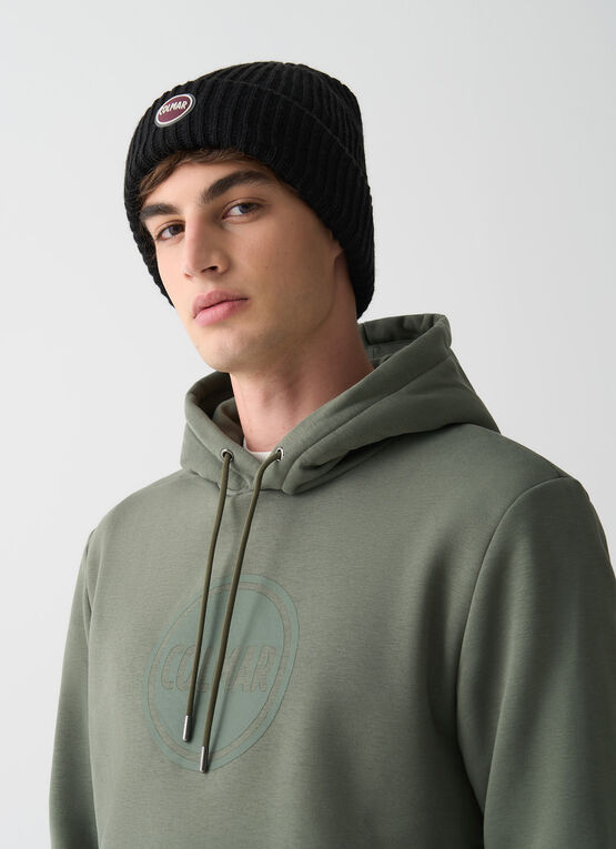Colmar ORIGINALS Felpa logata con cappuccio MILITARE