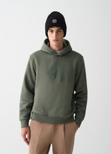 Colmar ORIGINALS Felpa logata con cappuccio MILITARE