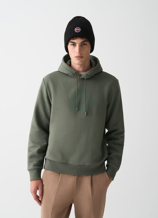 Colmar ORIGINALS Felpa logata con cappuccio MILITARE