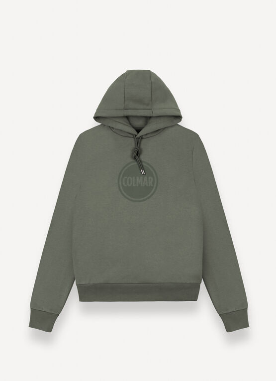 Colmar ORIGINALS Felpa logata con cappuccio MILITARE