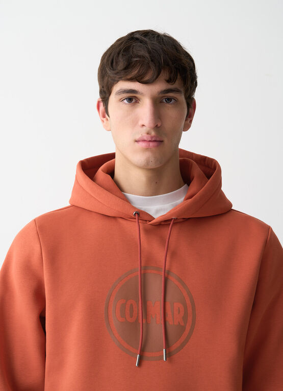 Colmar ORIGINALS Felpa logata con cappuccio ARANCIO