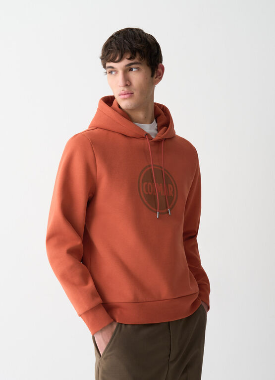Colmar ORIGINALS Felpa logata con cappuccio ARANCIO