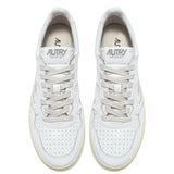 AUTRY MEDALIST LOW IN PELLE BIANCA