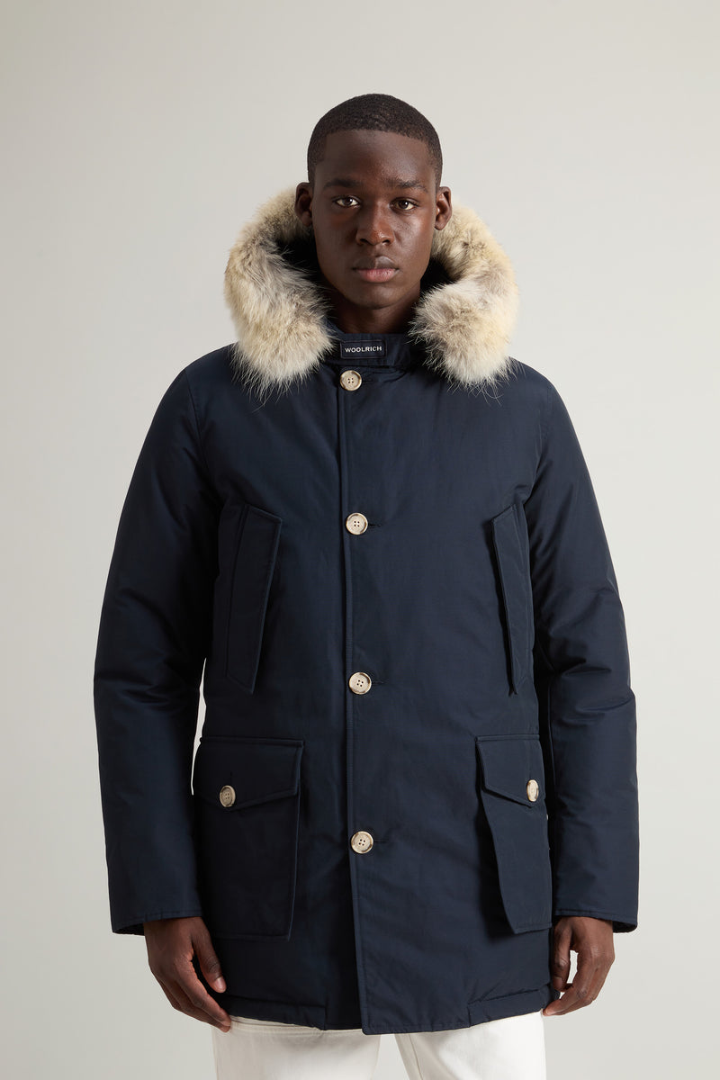 WOOLRICH Arctic Parka in Ramar  pelliccia removibile BLU