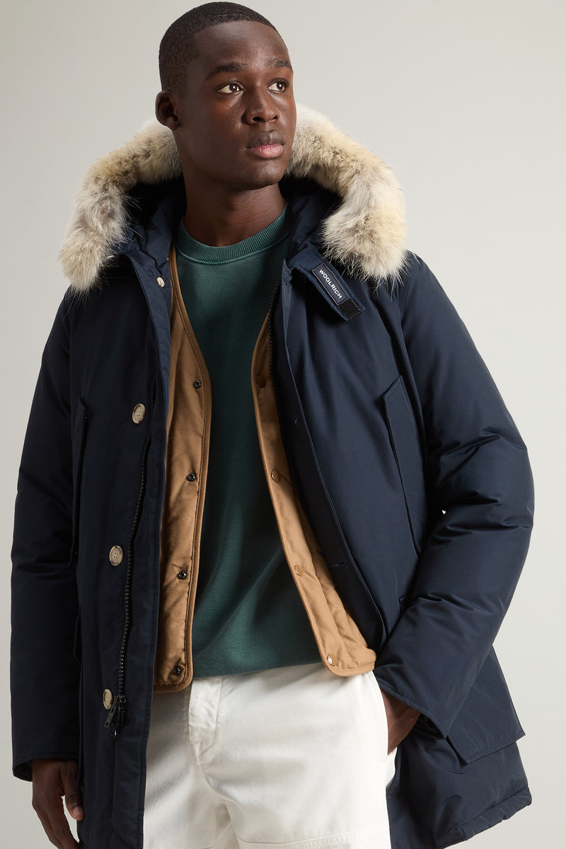 WOOLRICH Arctic Parka in Ramar  pelliccia removibile BLU