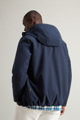 WOOLRICH Giacca Pacific in Tech Softshell BLU