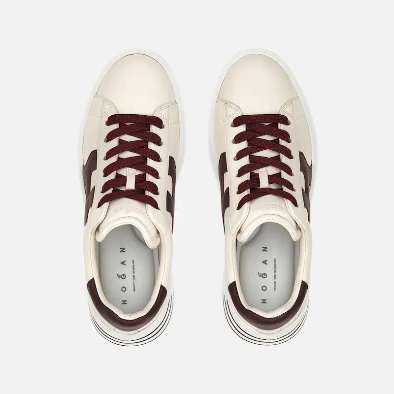 Hogan Rebel Avorio Bordeaux