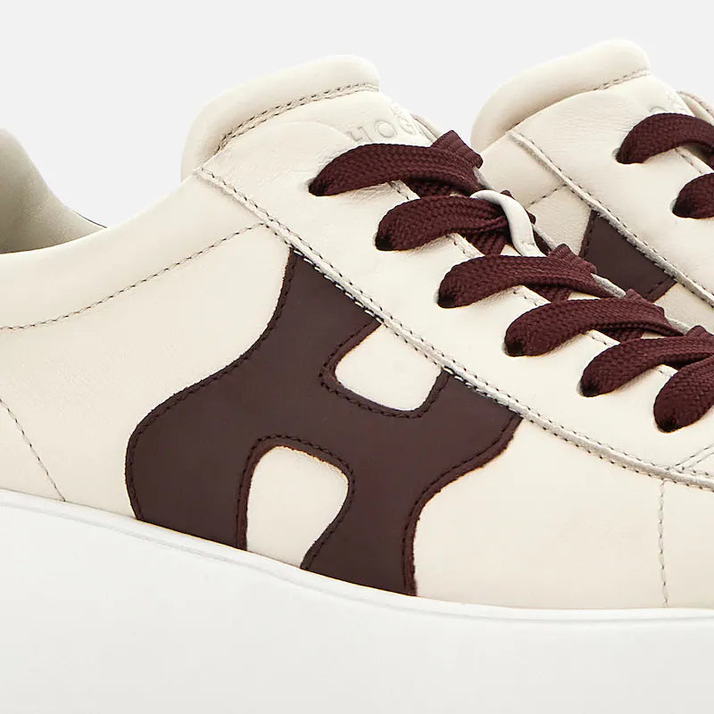 Hogan Rebel Avorio Bordeaux