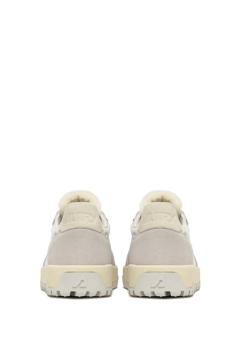 AUTRY WILDPACE LOW IN MESH E SUEDE BIANCO E MARSHMALLOW