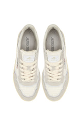 AUTRY WILDPACE LOW IN MESH E SUEDE BIANCO E MARSHMALLOW