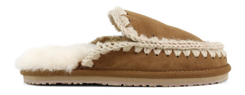 MOU Eskimo Slippers COGNAC