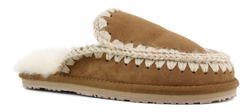 MOU Eskimo Slippers COGNAC