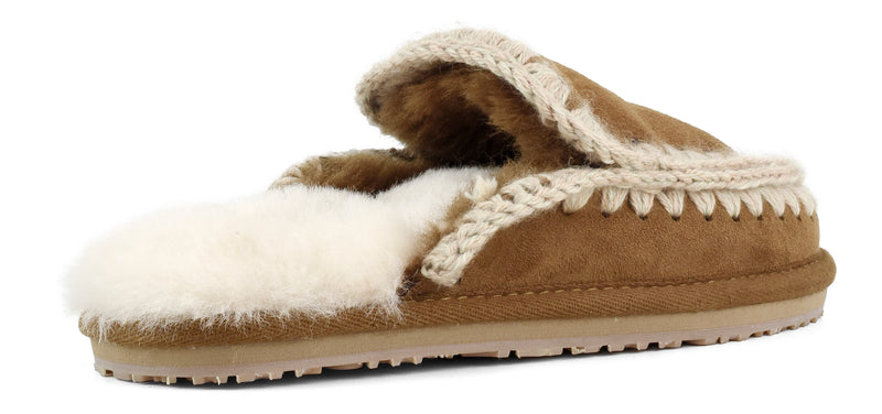 MOU Eskimo Slippers COGNAC