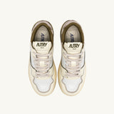 AUTRY CLC LOW IN PELLE WHISPER WHITE LIZARD E PLATINUM