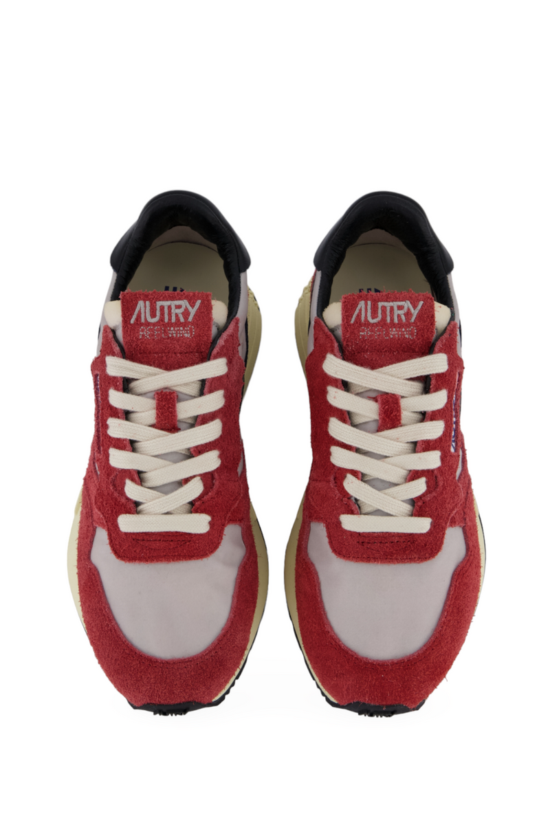 AUTRY REELWIND LOW IN SUEDE E NYLON FUXIA