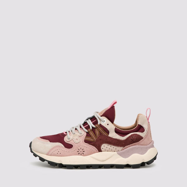 FLOWER MOUNTAIN suede e tessuto tecnico - Rosa chiaro