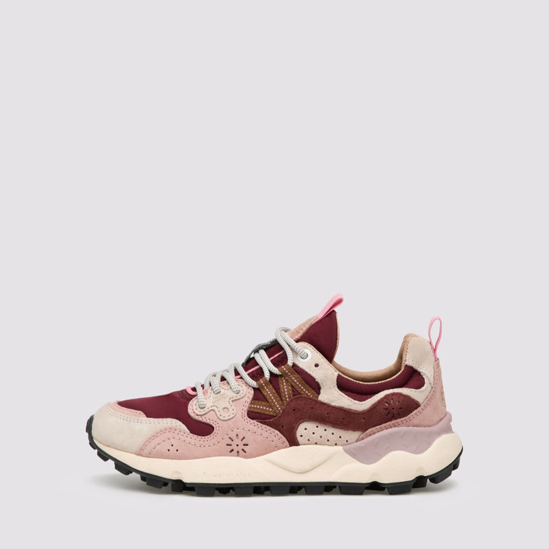 FLOWER MOUNTAIN suede e tessuto tecnico - Rosa chiaro